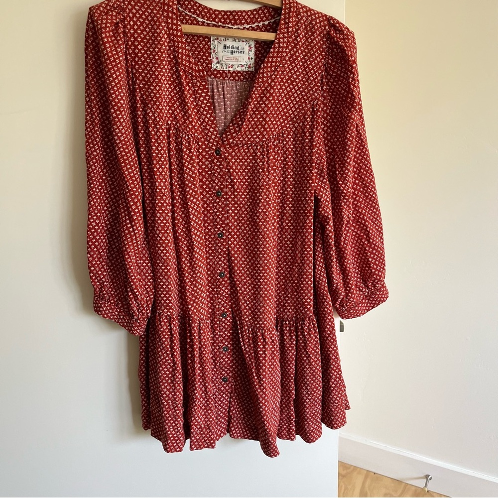 Anthropologie Three quarter length sleeve tunic